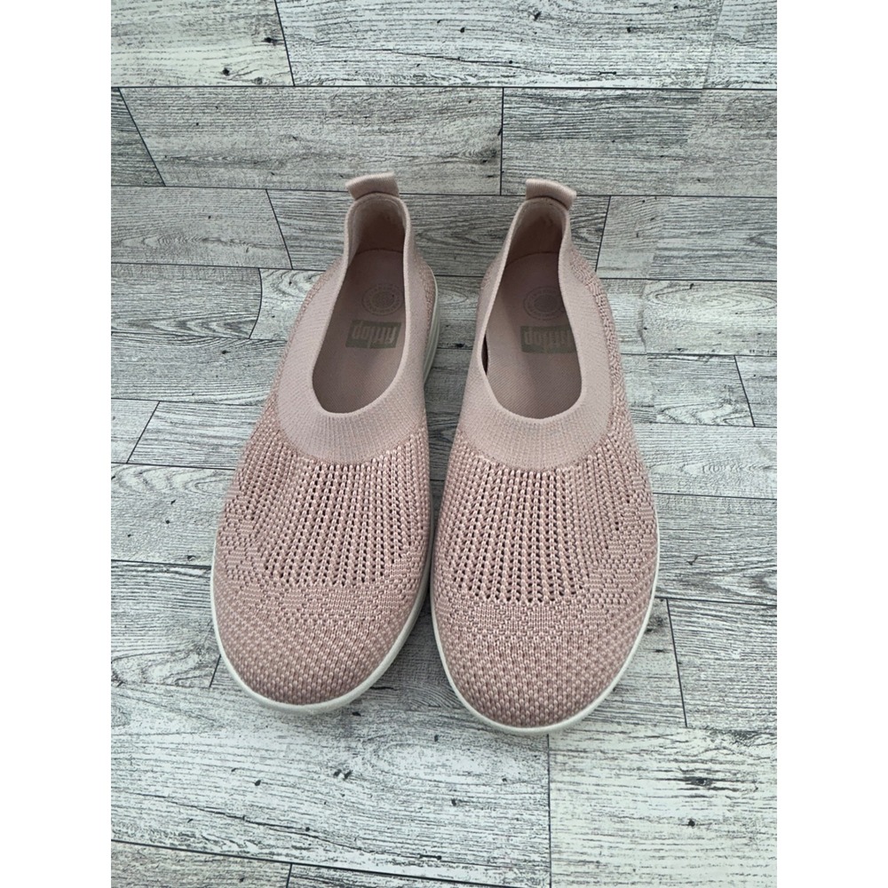 Fitflop Knit Slip On Sneakers Pink Womens‎ US 9 EU 41 UK 7
